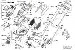 Bosch 3 600 H81 771 ROTAK 37 LI Lawnmower Spare Parts